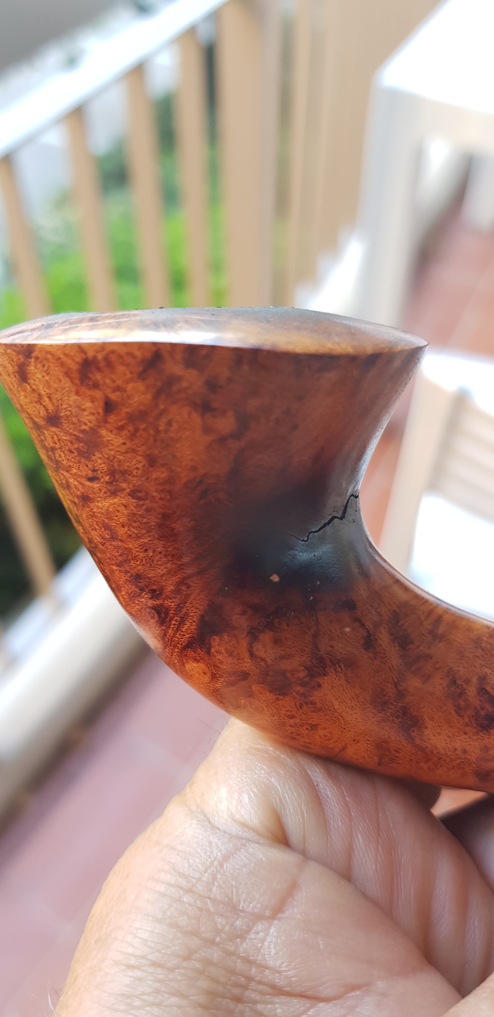 exemple d'une pipe brulée 